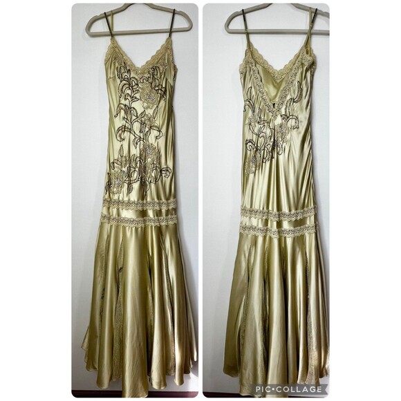 Sue Wong Dresses & Skirts - Sue Wong Nocturne Silk Beaded Lace Formal Maxi Gown Mermaid Women’s 8